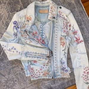 Blank NYC embellished denim jacket